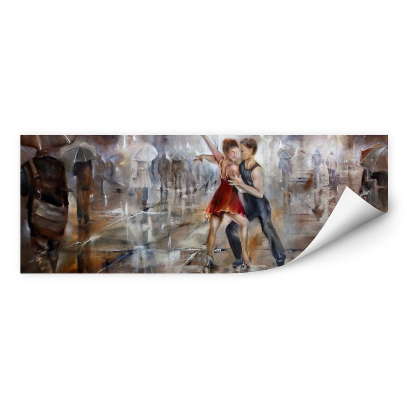 Zelfklevende Poster Schmucker - It's raining again