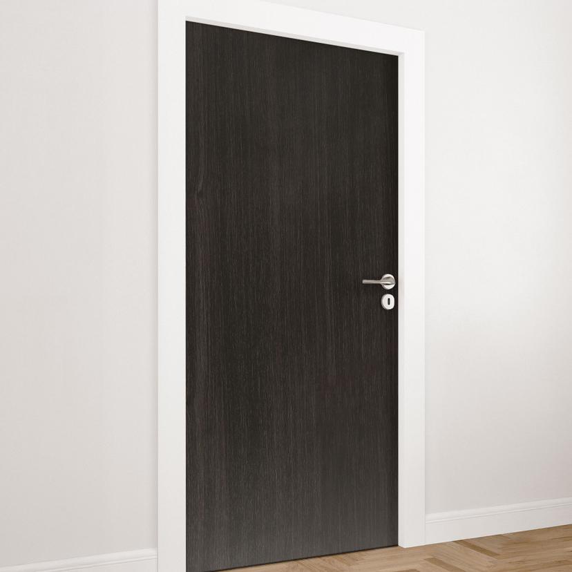 Film pour portes bois marron foncé, ébène, aspect bois