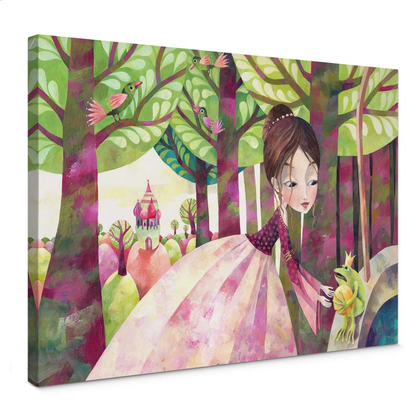 Tableau sur toile Blanz - Le roi grenouille