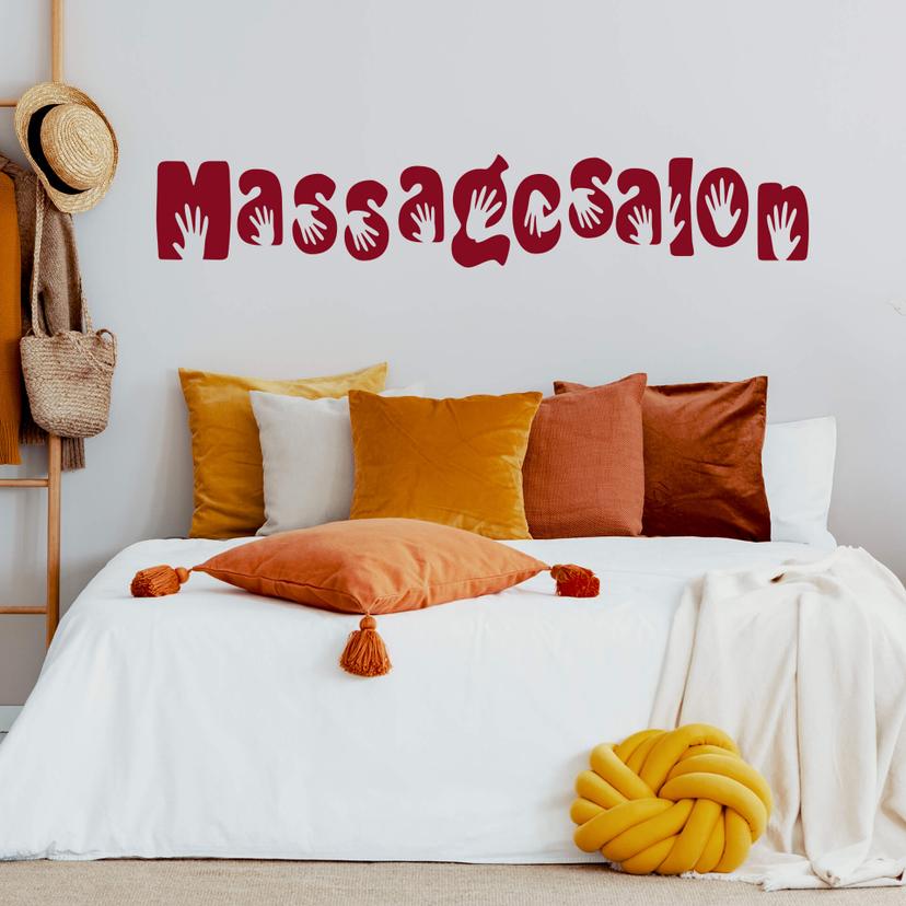 Muursticker Massagesalon