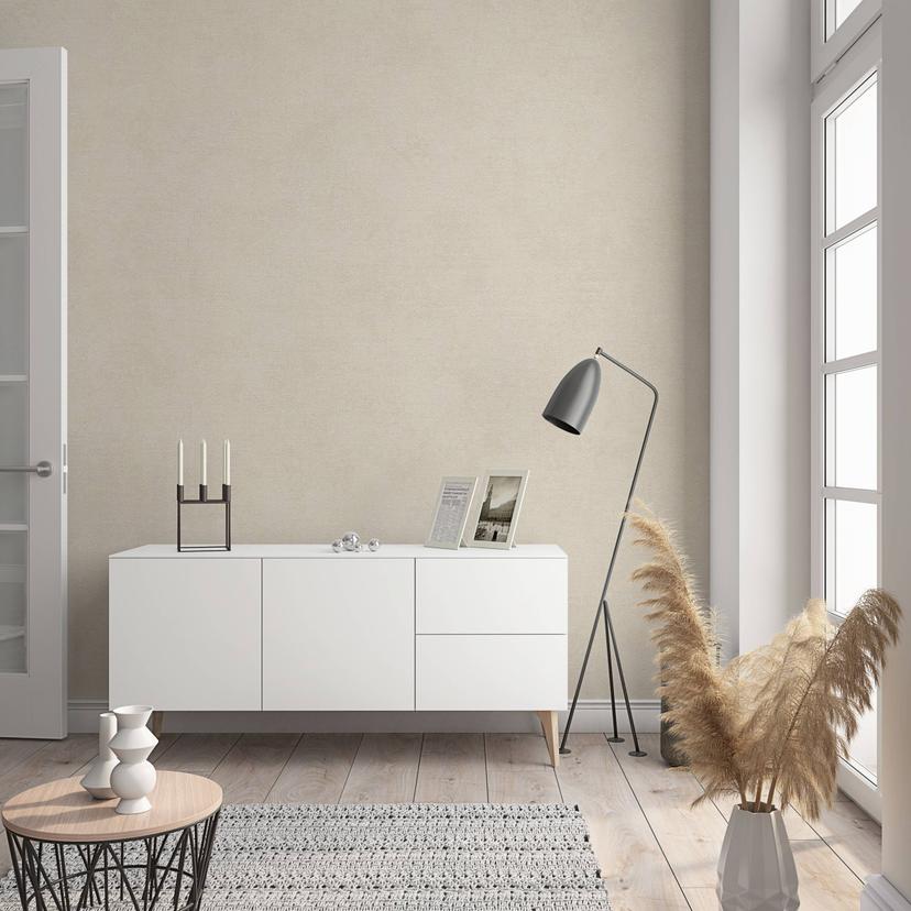 Almindeligt tapet, non-woven vægbeklædning Shades beige