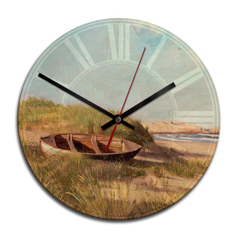 Horloge murale en bois - Silva - Sur la plage