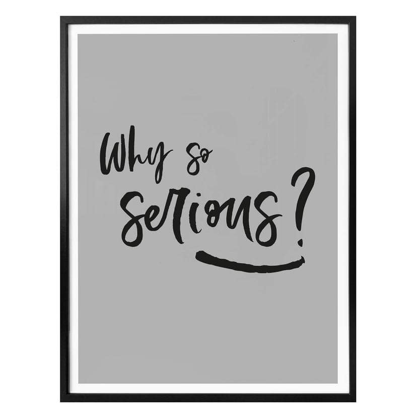 Plakat - Why so serious?