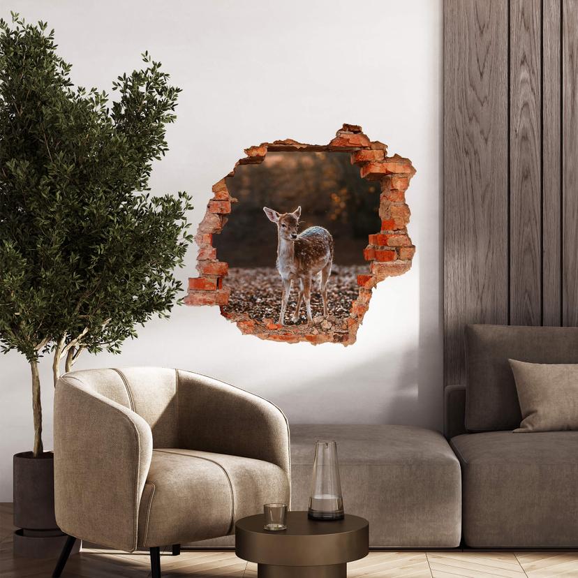 3D wallsticker Fawn