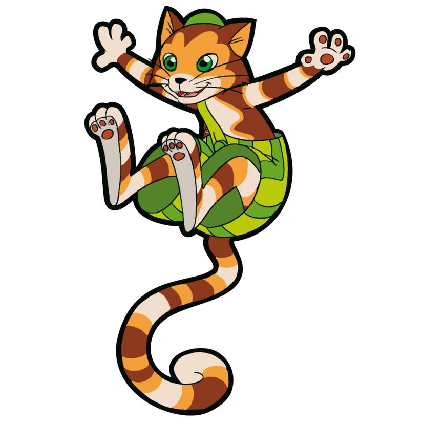 Wandtattoo Pettersson und Findus - Springender Fin