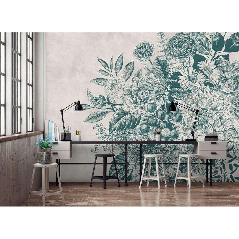 Livingwalls Fototapet Walls by Patel Greenery 1