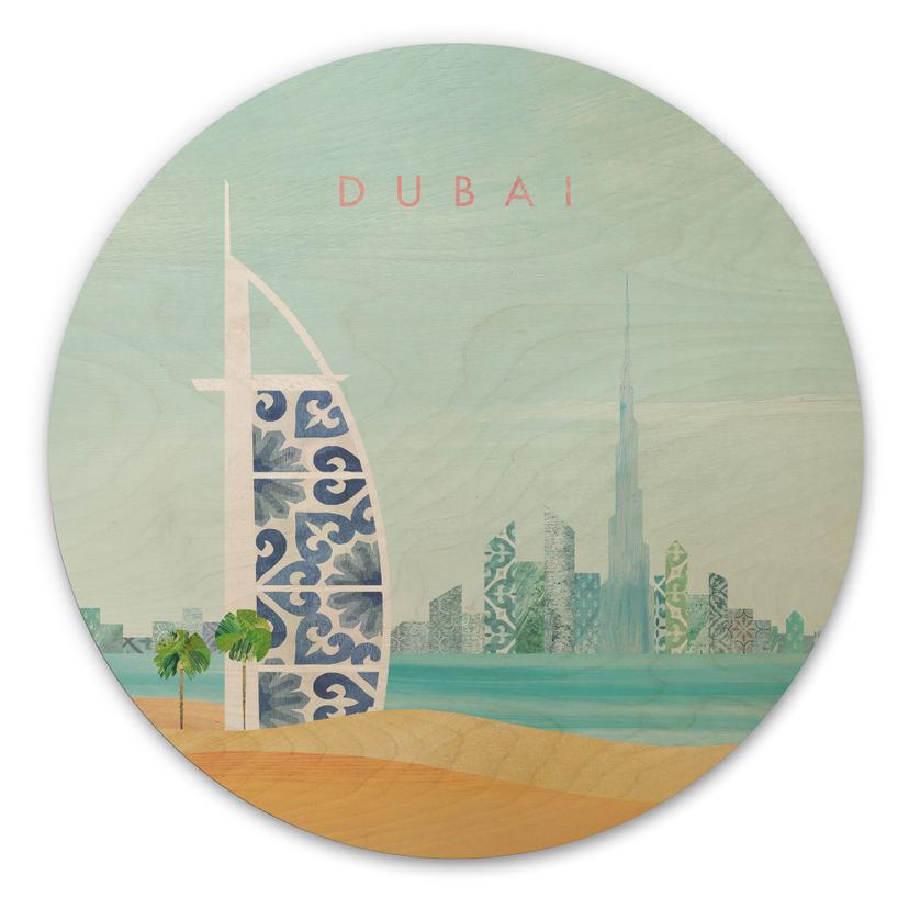 Billede af træ Dubai strand - Burj Al Arab - Rivers - Rundt