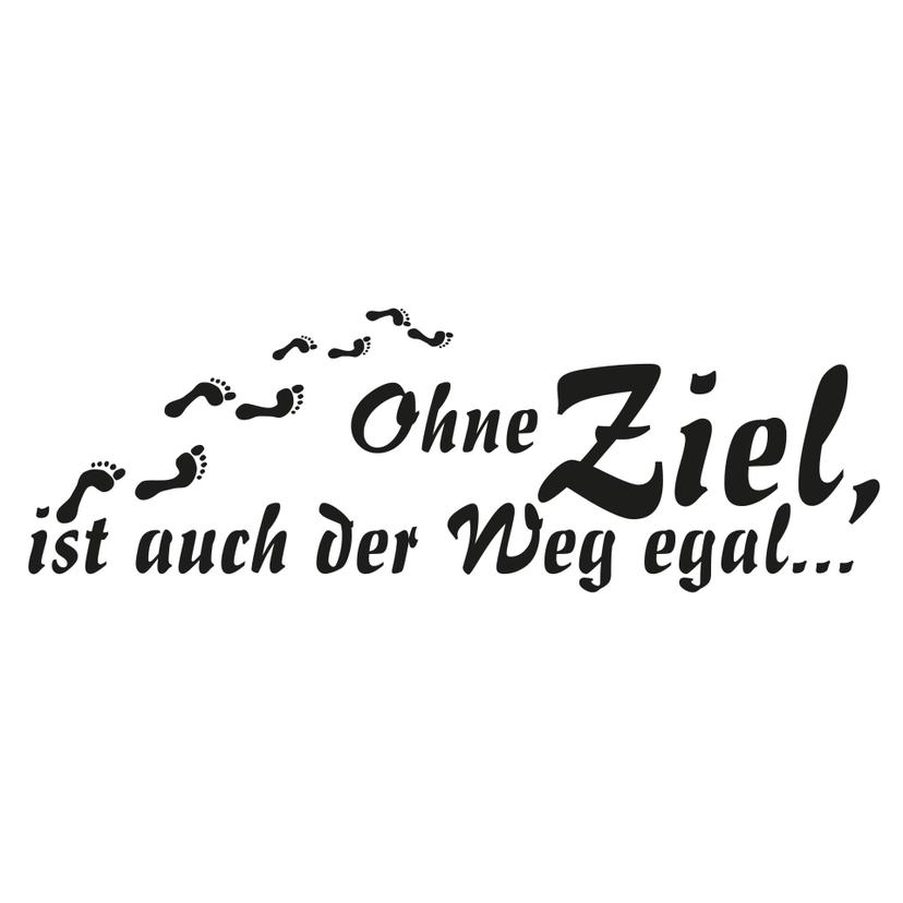Wandtattoo Ohne Ziel...