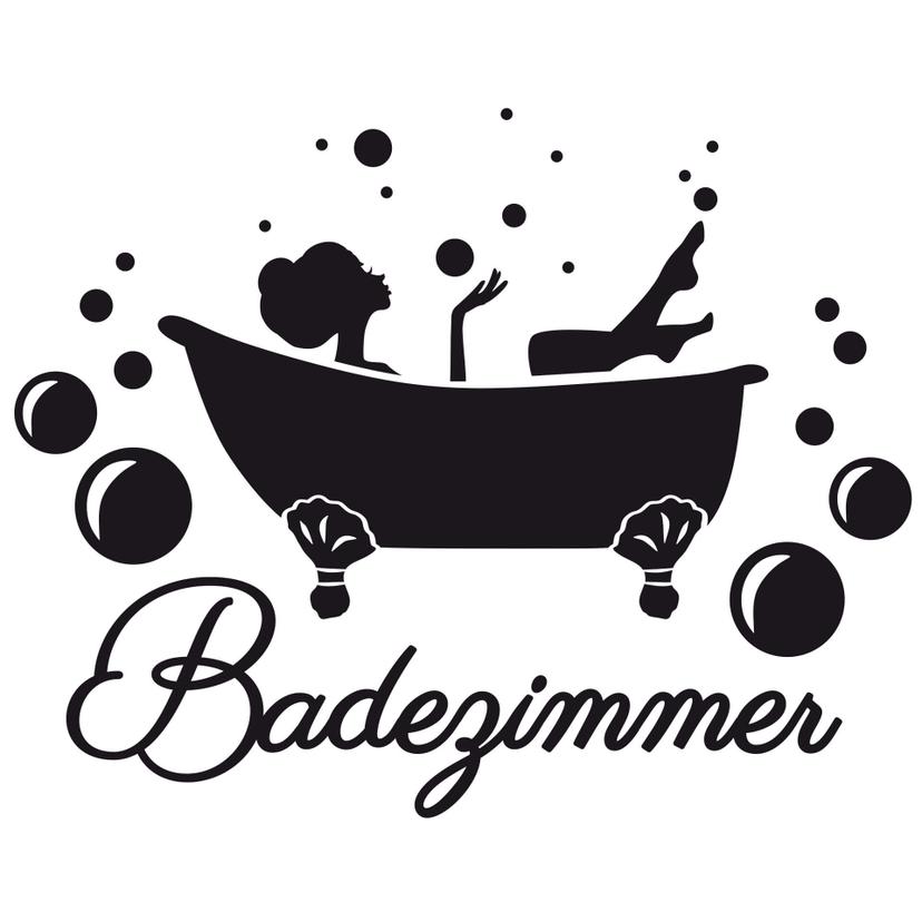 Wandtattoo Badezimmer 01