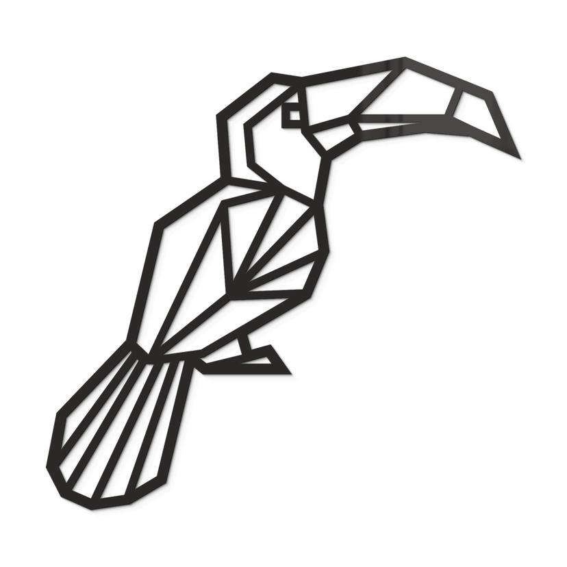 Decoro in acrilico origami - Tucano