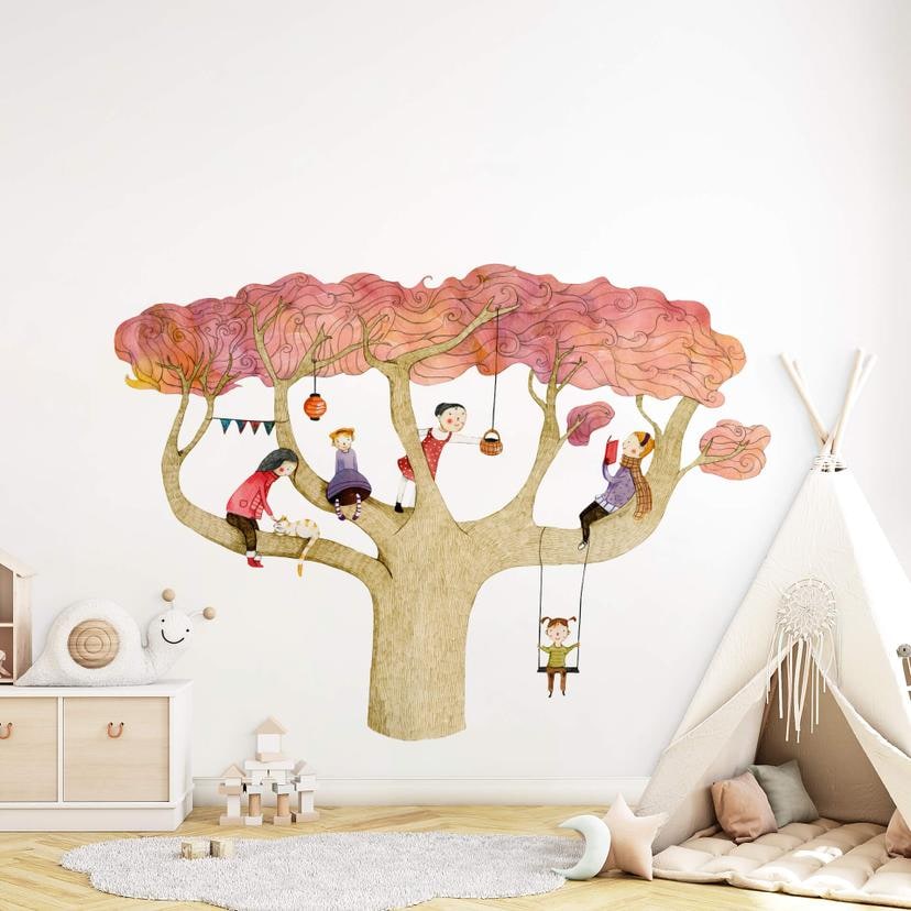 Sticker mural - Loske - Arbre d'automne