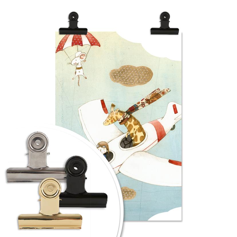 Poster - Loske - Voyage en avion