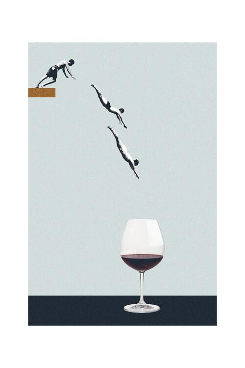 Plakat Léon - Dine venner i et glas, plakat (40 x 60 cm)
