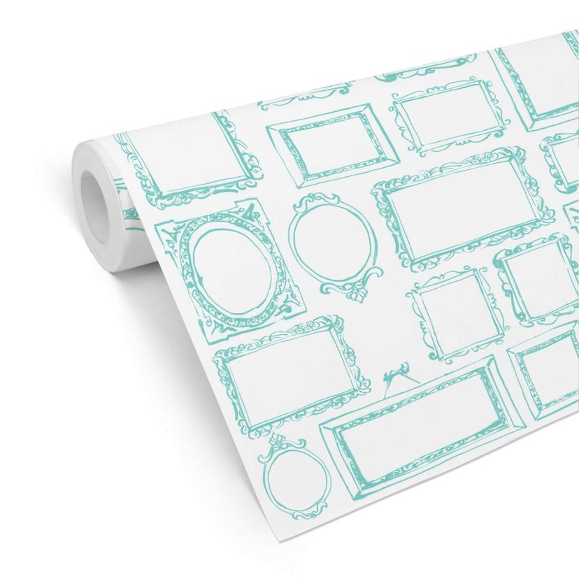 Tapet med mønster - Frame Your Life - mint