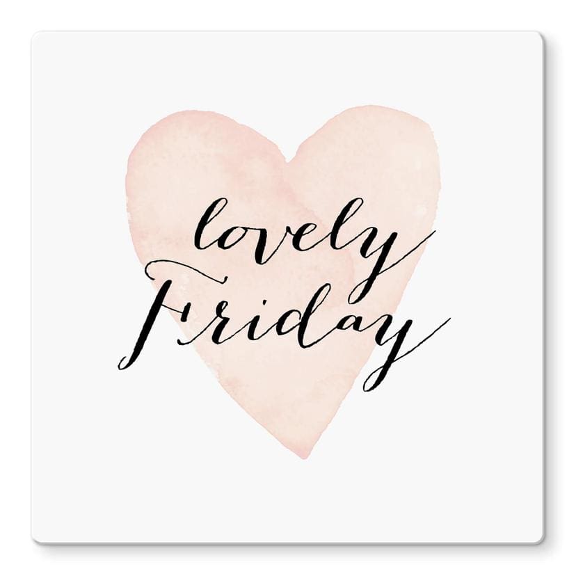 Stampa su vetro Confetti & Cream - Lovely Friday