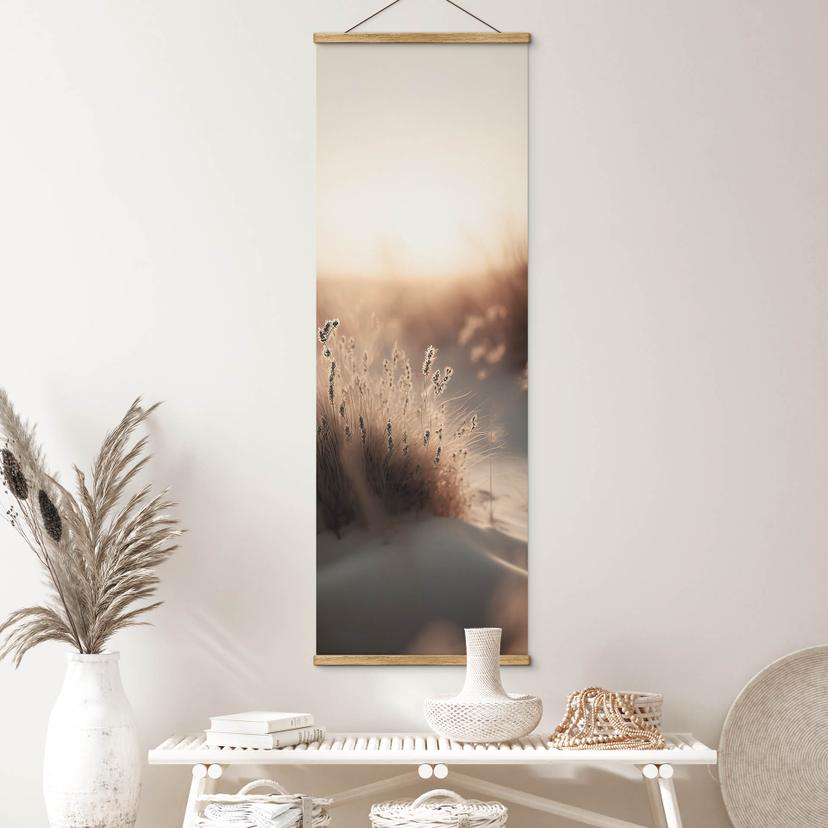 Poster tessile Treechild - Tramonto sulle dune