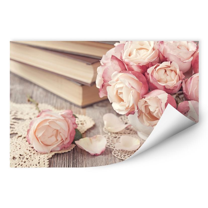 Zelfklevende Poster - Pink Roses