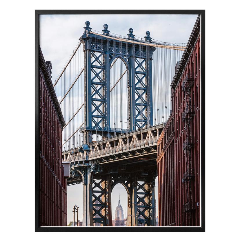 Póster Colombo - Puente de Brooklyn