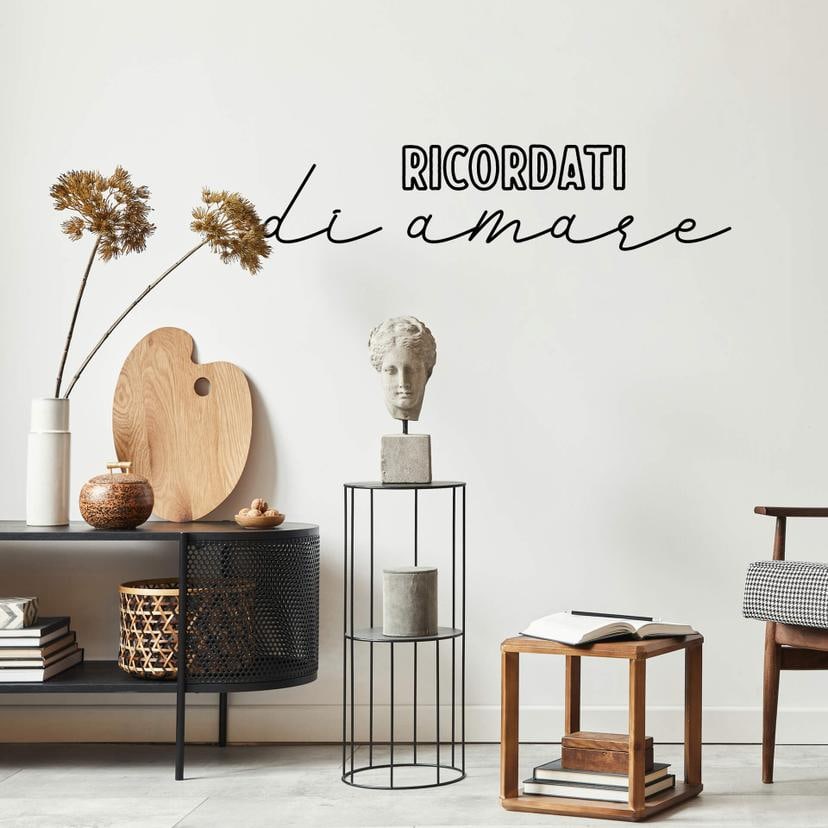 Sticker mural Ricordati di amare