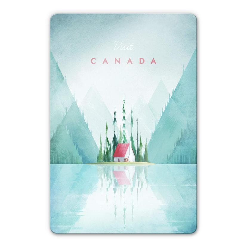 Tableau en verre Rivers - Canada