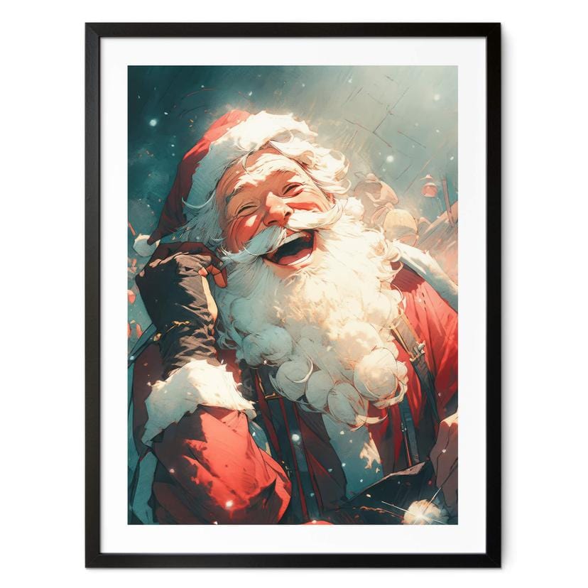 Plakat Den grinende julemand - Treechild