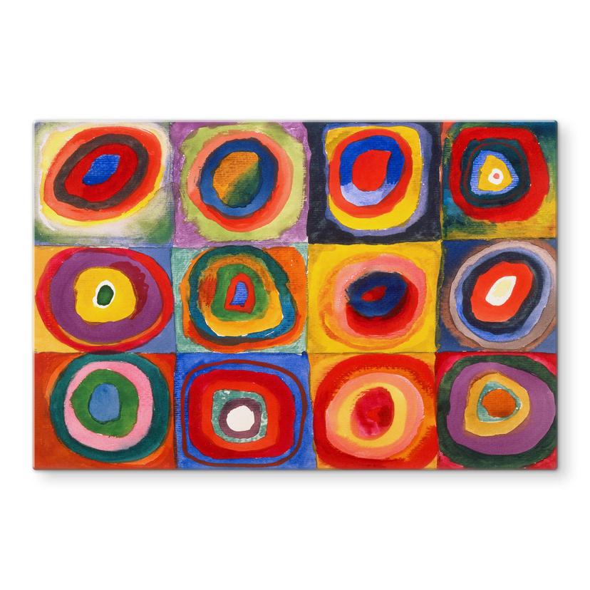 Pannello paraschizzi Kandinsky - Studio di colori