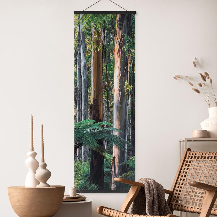 Stampe su tessuto Foresta di eucalipti negli Yarra Ranges - Colombo - Panorama