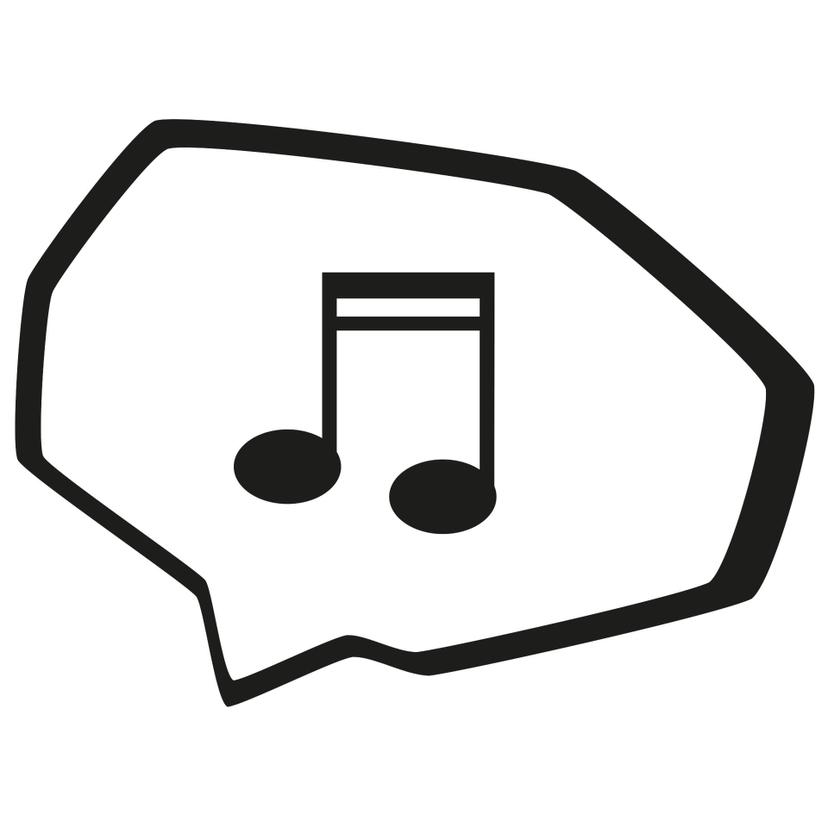 Sticker mural - Bulle Musicale