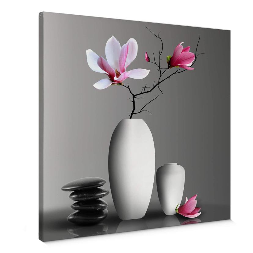 Lienzo rama de magnolia - Cuadrado