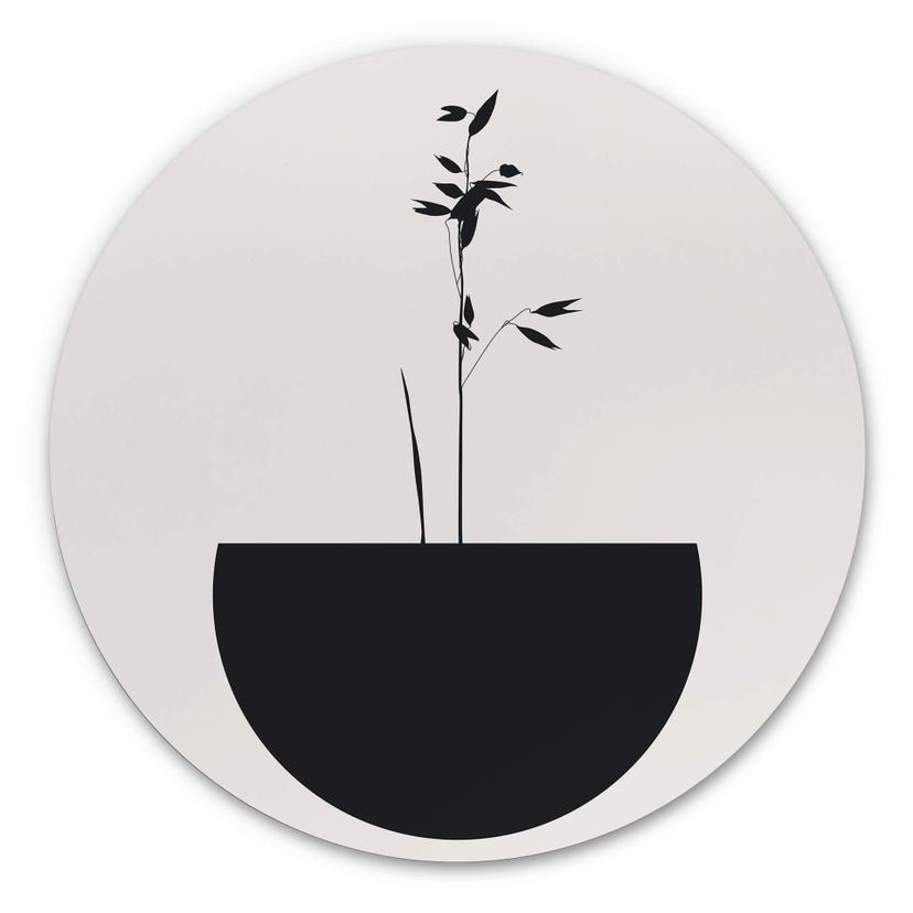 Tableau sur alu-Dibond Kubistika - Abstracticum - Rond