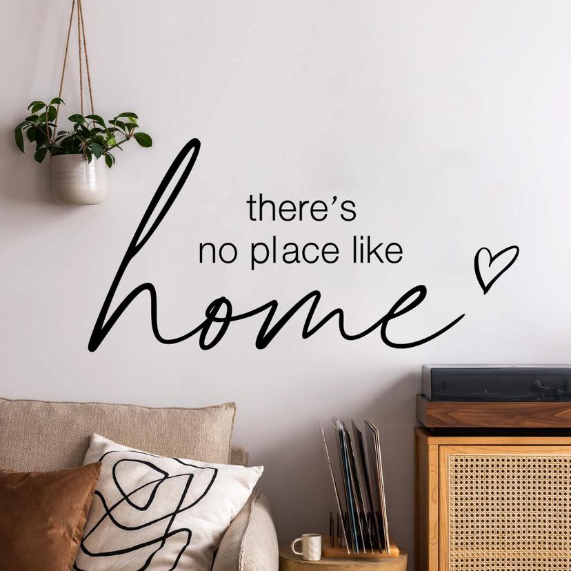 Muursticker There's no place like home