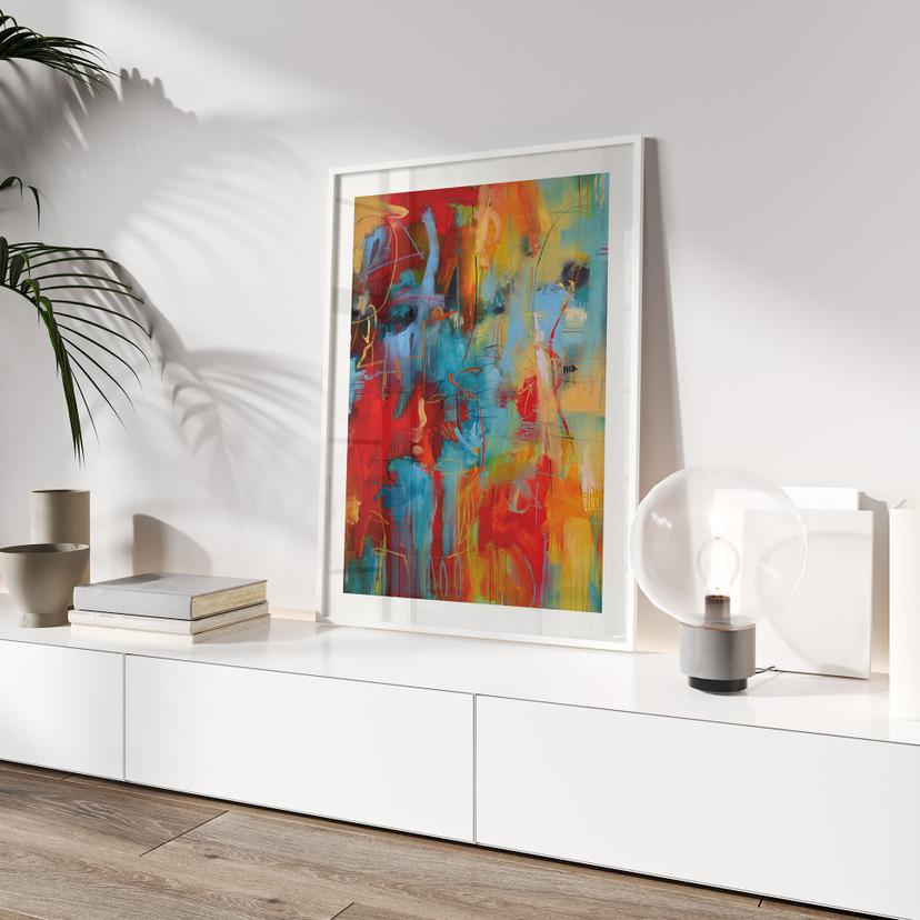 Poster Caos colorato - Fedrau