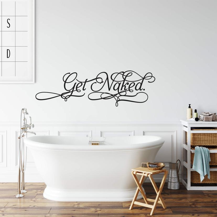 Wallsticker - Get naked