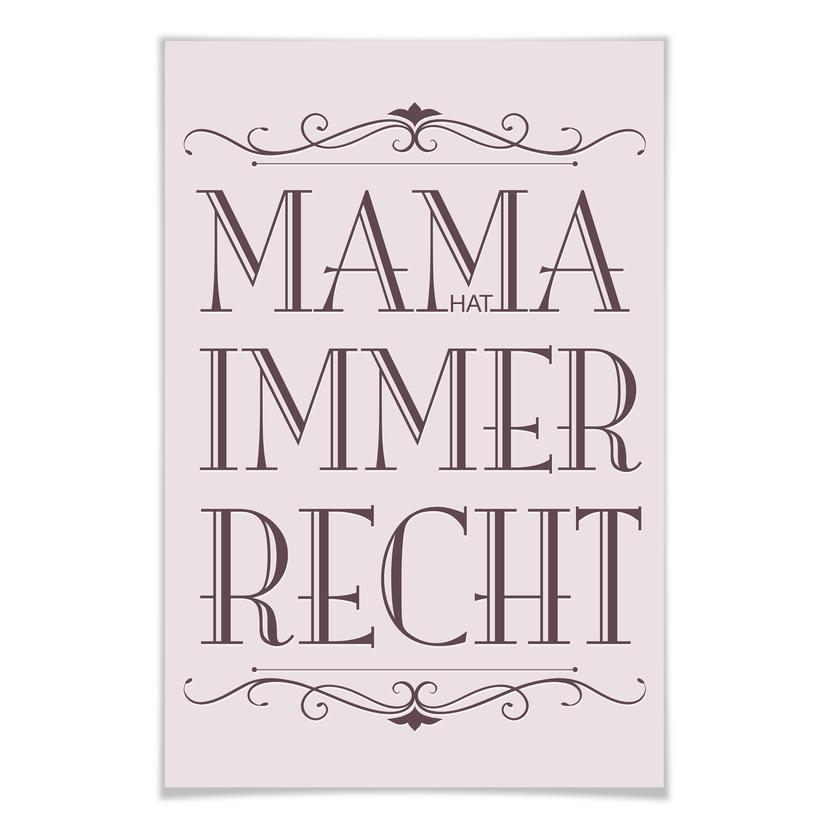 Poster Mama hat immer Recht - 02