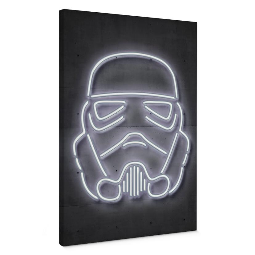 Stormtrooper hjelm Canvasbillede - Mielu