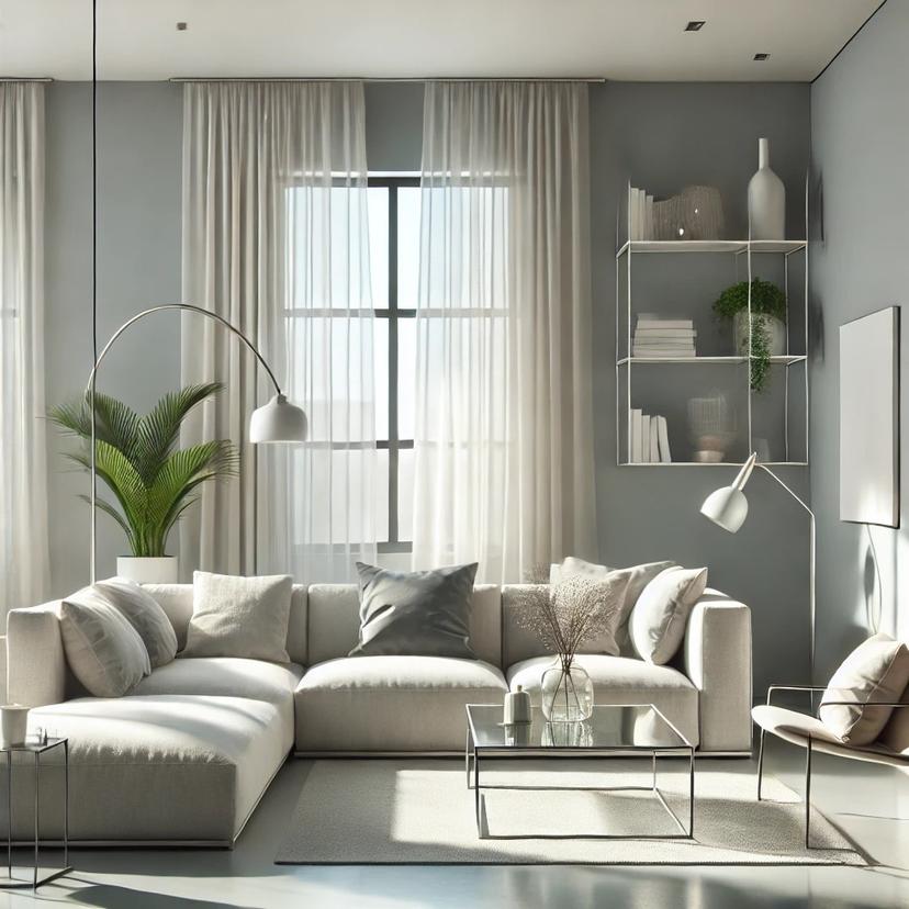 Grau Wandfarbe seidenmatt I Salty Shrimp | elegante, moderne Atmosphäre schaffend | THE COLOR KITCHE