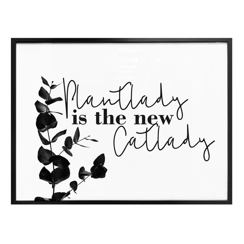 Poster - Plantlady is the new catlady