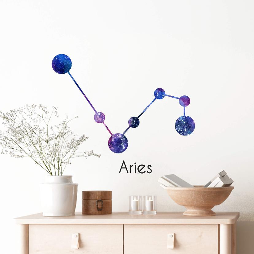 Wandtattoo Sternenbild Aries - Widder