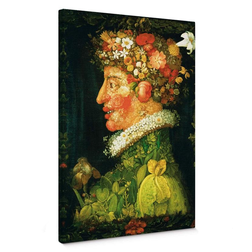 Tableau sur toile Arcimboldo - Le printemps