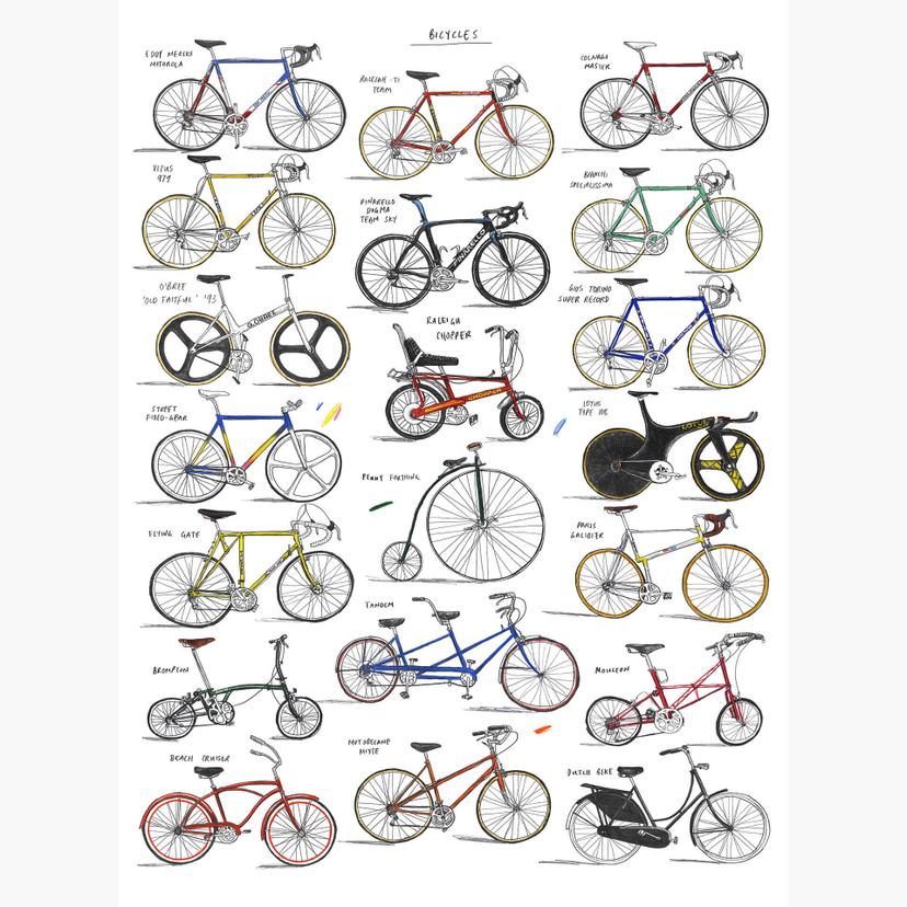 Fotomurale Sparshott - Biciclette