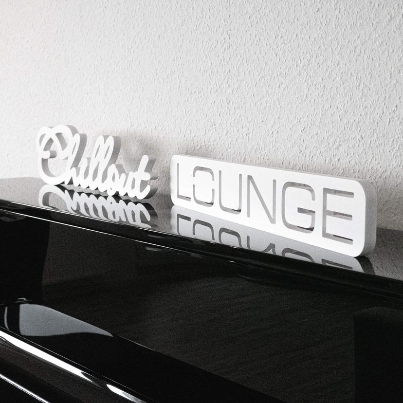 Lettres décoratives - Chillout Lounge