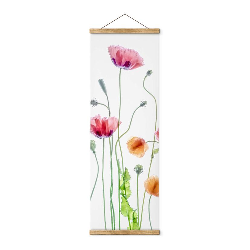 Tekstil plakat Disher - Colourful Poppies