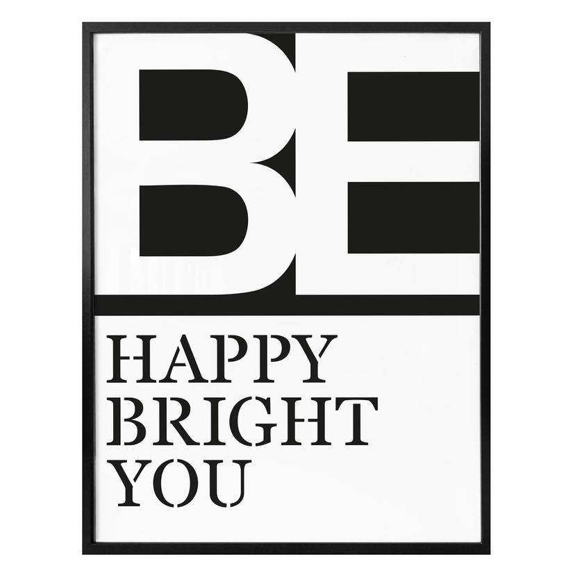 Póster - Be happy be you