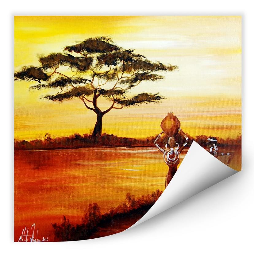 Muurprints Fedrau - Afrika