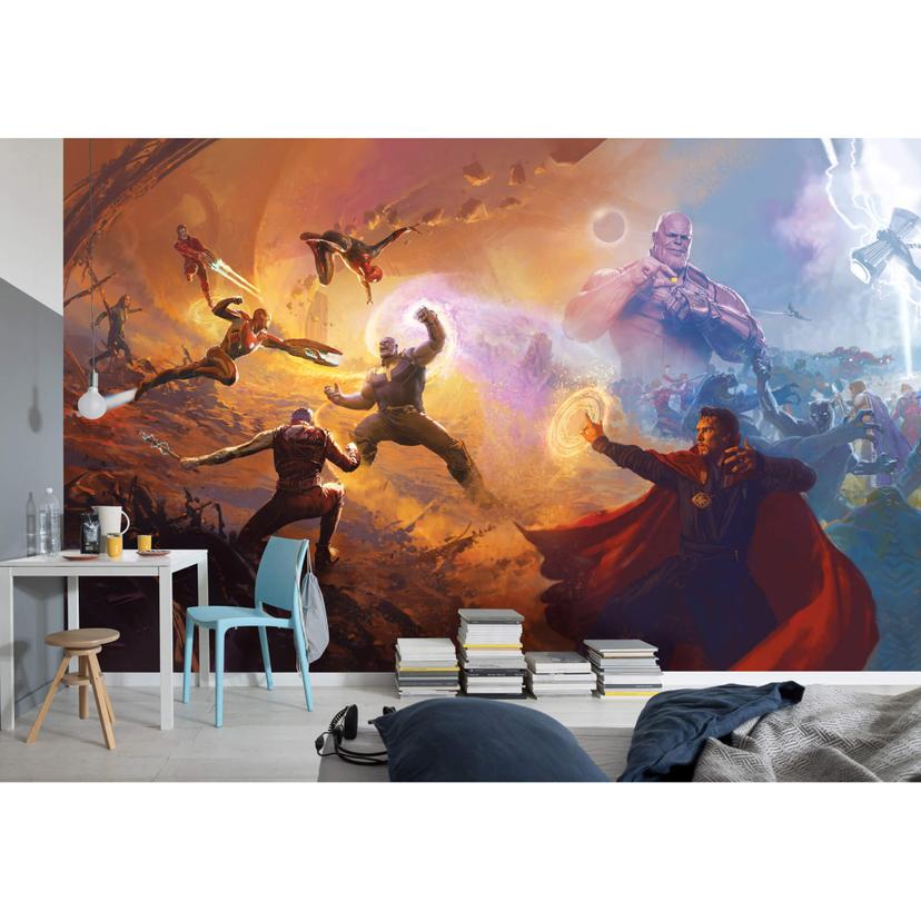 Non-woven tapet - Avengers Epic Battles Two Worlds - 500 x 280 cm