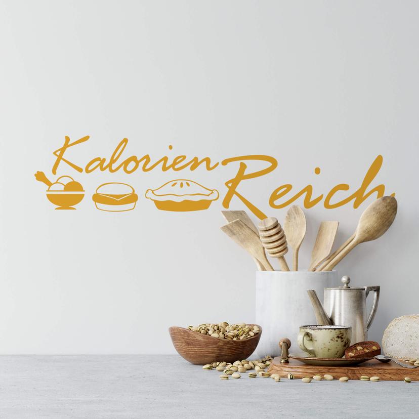 Wandtattoo Kalorienreich