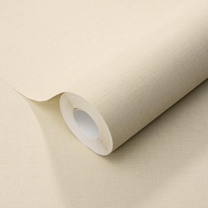Papel pintado no tejido, papel pintado liso La Terrasse crema