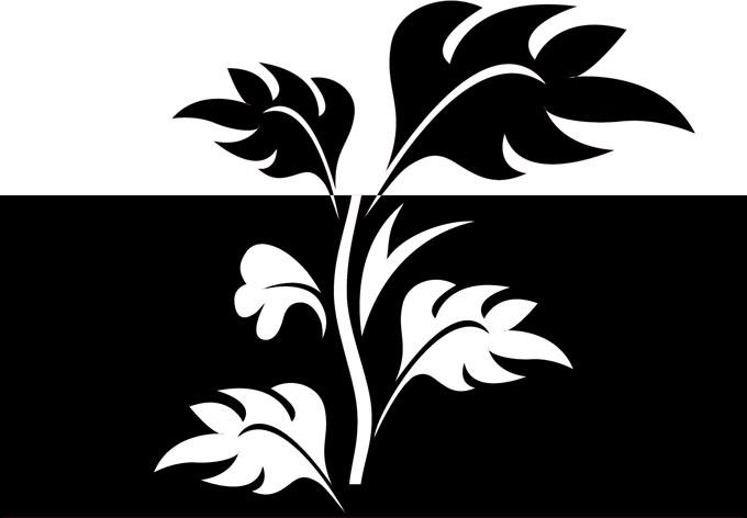 Decoro per finestra - Felce