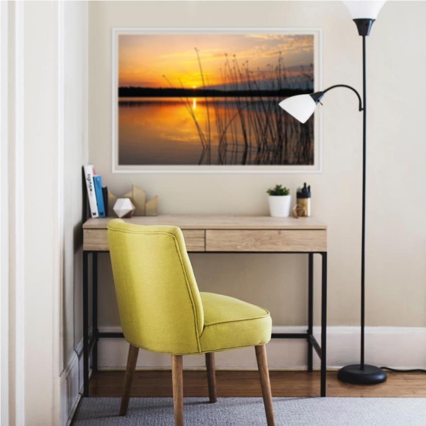 Wallprint W - Sonnenuntergang am See