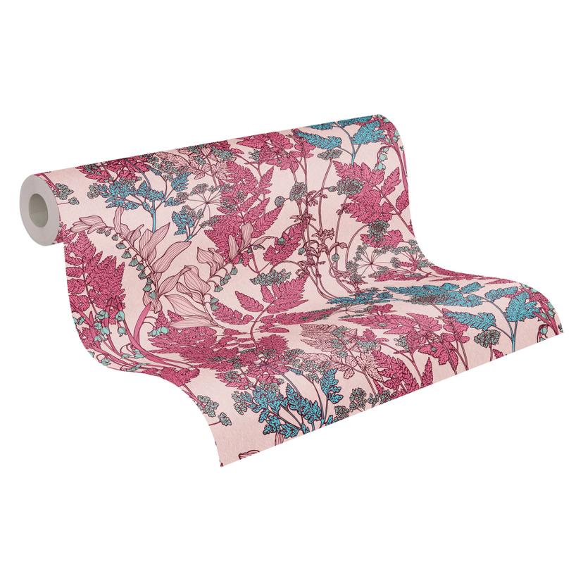 Architects Paper Floral Impression - Papier peint intissé fleuris, rose